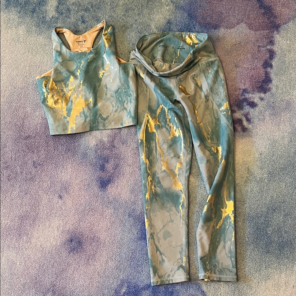 Old Navy Blue and Gold Kids Matching Set